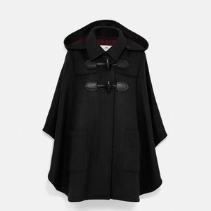 Coach Duffle Cape in black